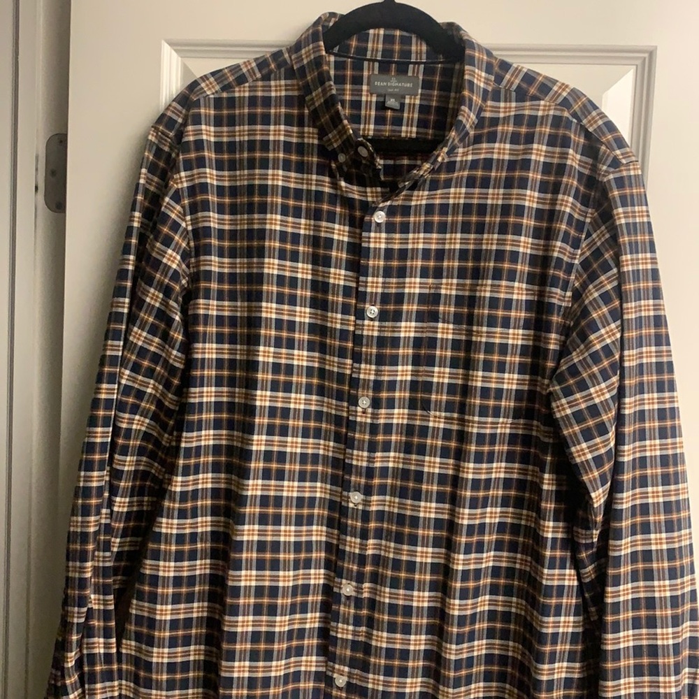 LLBeans shirt.